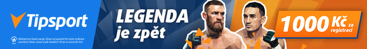 Tipsport — Legenda je zpět: UFC 329 živě a 1 000 Kč za registraci