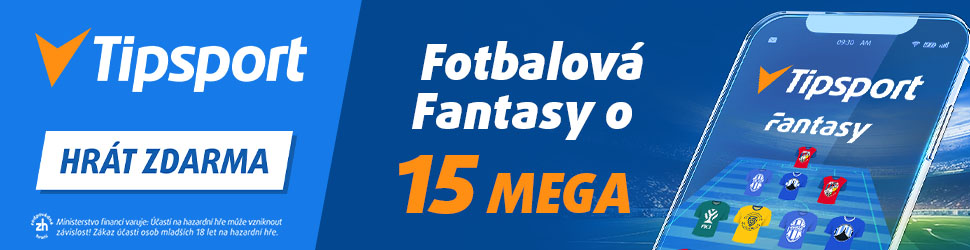 Tipsport — Fotbalová Fantasy o 15 mega, hrát zdarma