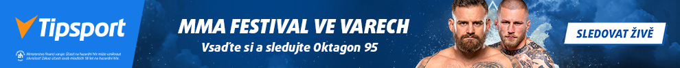 Tipsport — MMA festival ve Varech: vsaďte si a sledujte Oktagon 95 živě, 18+
