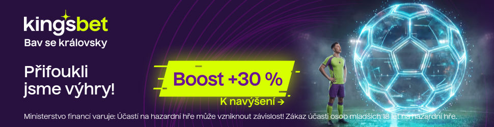 Kingsbet — Pohárový boost +30 % k výhře
