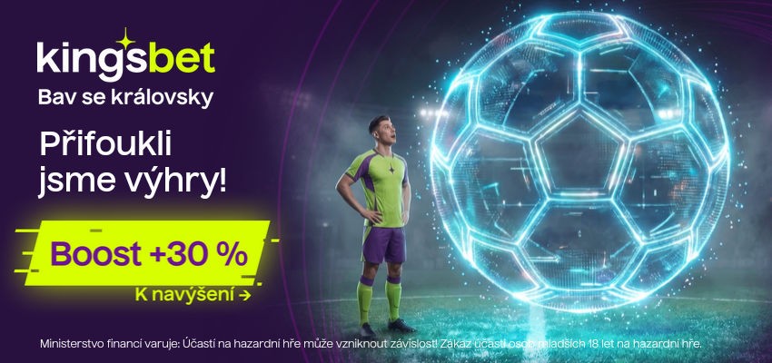 Kingsbet — kurzový boost 30 % na Superpohár UEFA