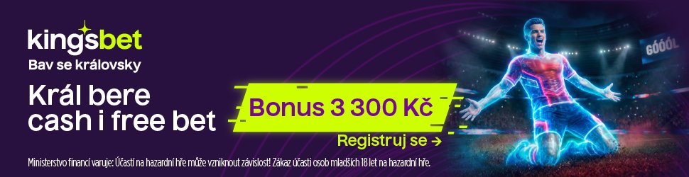 Kingsbet — bonus 3 300 Kč na MS ve fotbale, registruj se