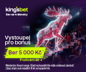 Kingsbet — žebříček LDB Poraz Bookies až 5 000 Kč