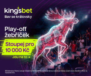 Kingsbet — žebříček Poraz Bookies k play off, až 10 000 Kč