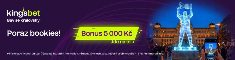 Kingsbet — Poraz Bookies, žebříček bonusů až 5 000 Kč