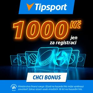 Tipsport — 1 000 Kč zdarma jen za registraci