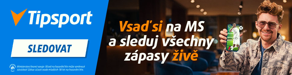 Tipsport — MS ve fotbale 2026 živě, jediná sázkovka s přenosy
