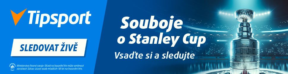 Tipsport — NHL finále 2026, souboje o Stanley Cup, sleduj živě