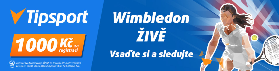 Tipsport — Wimbledon 2026 živě, vsaď si a sleduj